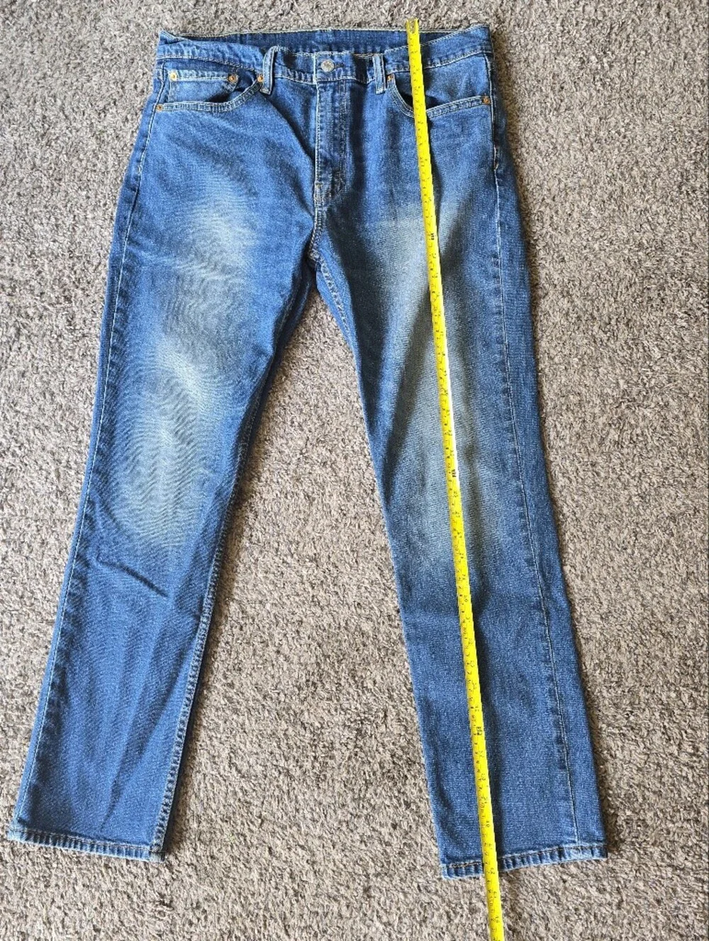 511 Levi's Men's Slim Jeans 38x32 in Medium Blue Wash